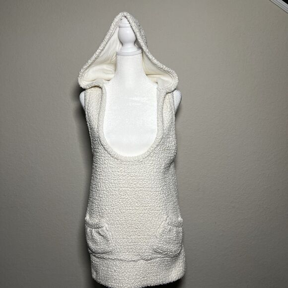 Japan’s CELE GOSSIP Fleece Hooded Sherpa Vest - Size Med - Tokyo Fashion Kawaii - Picture 2 of 16